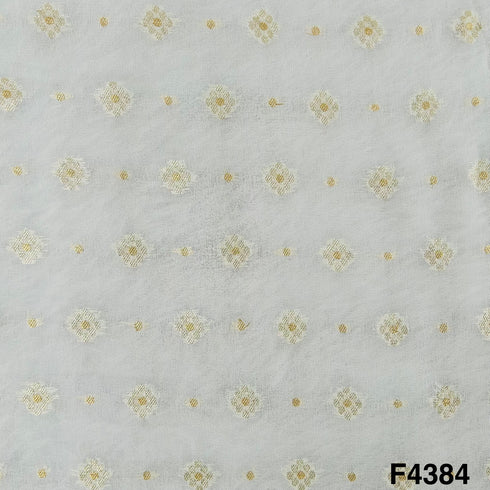 Dyeable Banarasi Georgette Fabric-F4384